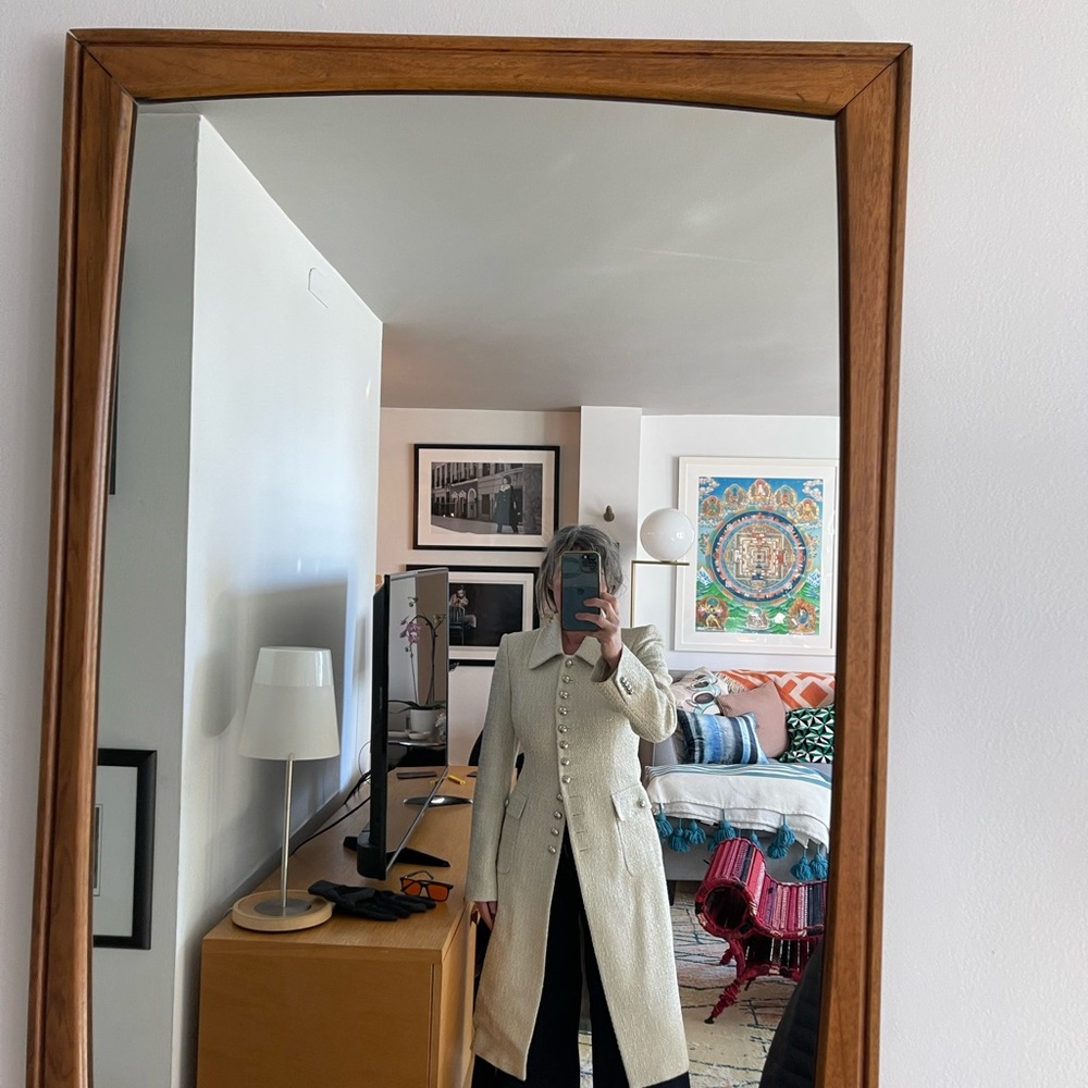 MICHAEL KORS Collection silver and white tweed jacket